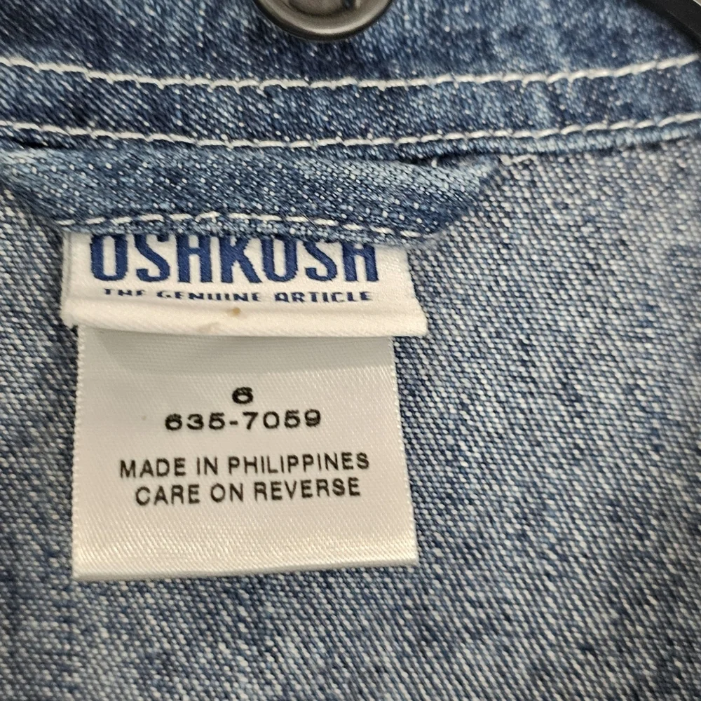 Oshkosh Jean Jacket Size 6 Girl